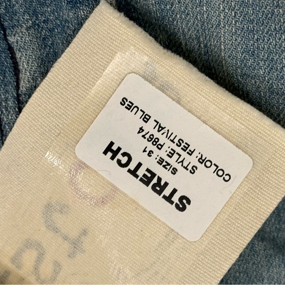 New Pistola size 31 Anthropologie Jeans Bell Bottom Super Flare Festival - Picture 6 of 10